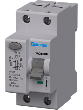 {produtos-eletromar::Interruptor Diferêncial JDA2100P}