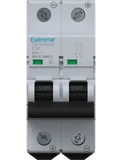 {produtos-eletromar::JDC10W232E - Disjuntor IEC, Corrente Contínua, 2 Polos, 32A, 500Vcc, 10kA}