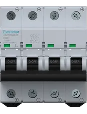 JDC10W463E - Disjuntor IEC, Corrente Contínua, 4 Polos, 63A, 1000Vcc, 10kA