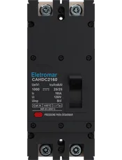 {produtos-eletromar::CAHDC2160 - Disjuntor Caixa Moldada Tipo CC, 2 Polos, 160A, 1000V, 25kA}