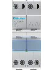 {produtos-eletromar::JCDS240P - Chave Comutadora 2 Polos, 40A,  17kA, 230Vca/400Vca}