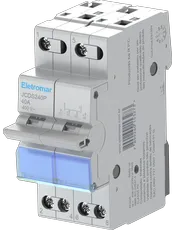 {produtos-eletromar::JCDS240P - Chave Comutadora 2 Polos, 40A,  17kA, 230Vca/400Vca}