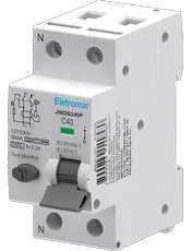 {produtos-eletromar::JWDB240P- Disjuntor Diferencial B, 2 Polos, 6kA, 40A, 30mA}