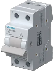 {produtos-eletromar::JCDS1125P - Chave Comutadora 1 Polo, 125A, 17Ka, 230Vca/400Vca}